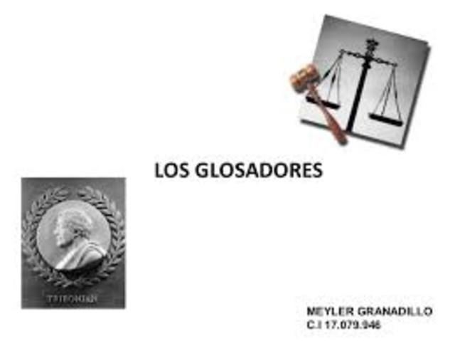 Escuela de los Glosadores; Antecedentes Historicos del Derecho Notarial