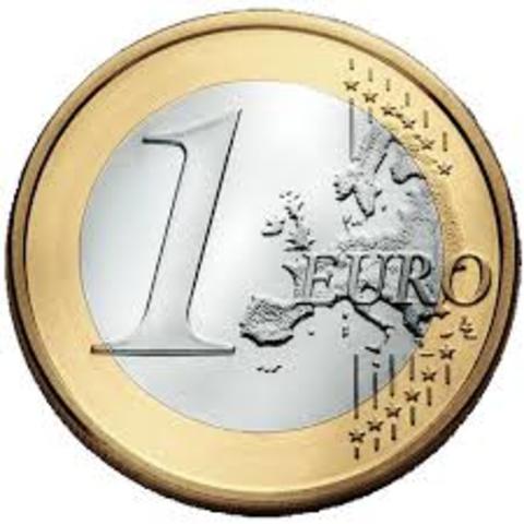 Primer paso para la introducción del Euro.