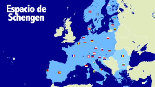 Entra en vigor del acuerdo de Schengen