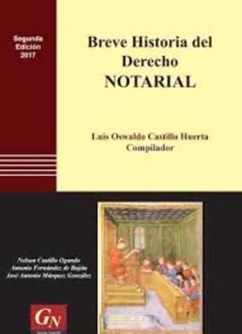Teoria del Argentino I.NERI; Antecedentes Historicos del Derecho Notarial