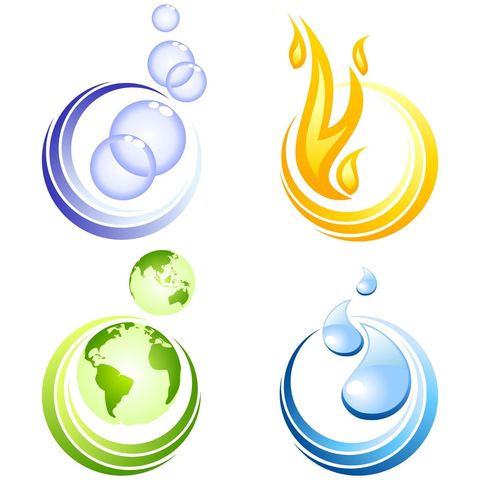 Aristóteles concibe los 4 elementos como componentes de todo