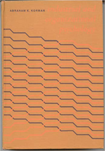 Aparece el libro “Industrial and Organizational Psychology” de A. Korman.