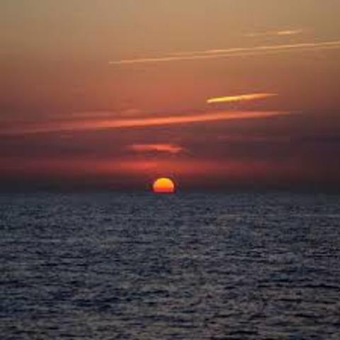 my first time in the sea