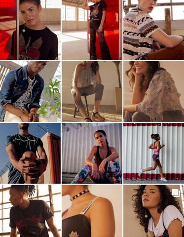 Feed trabalhado no Instagram