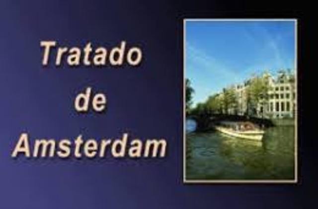 Se firma el tratado de Amsterdam