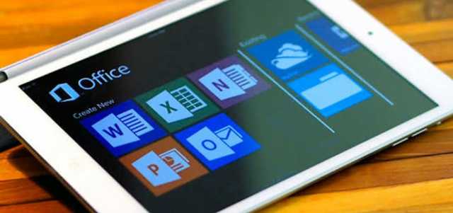 Microsoft lanza Office para iPad