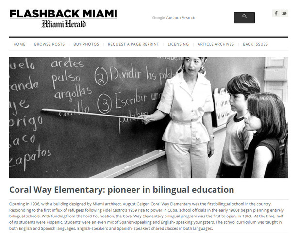 First Public Bilingual US School