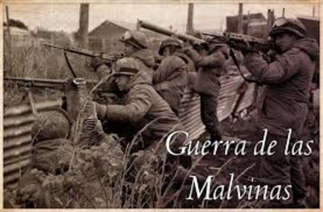 Guerra de las Malvinas.