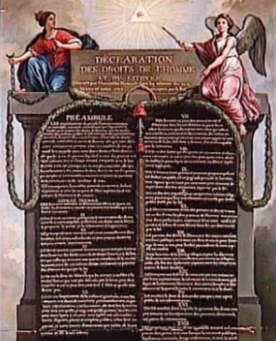 La Declaración de los Derechos del Hombre y del Ciudadano