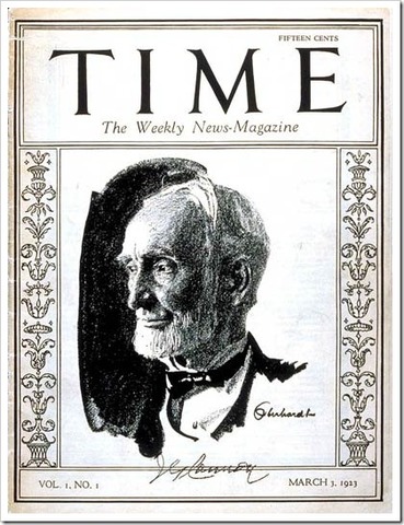 Aparición de la revista Time