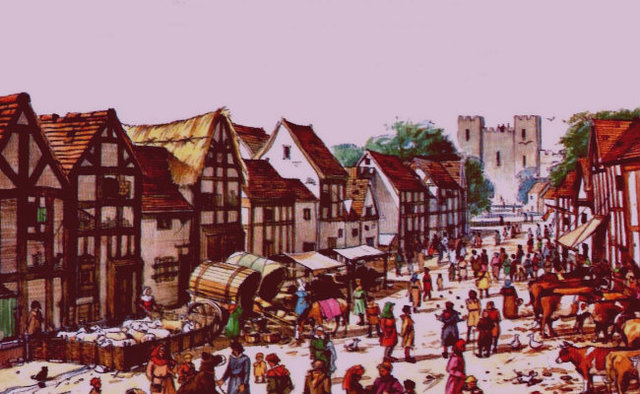 Mercado de trueques, en Bizancio, Karim-Erzerum