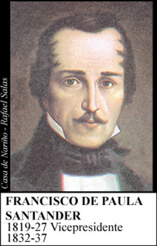 FRANCISCO DE PAULA SANTANDER 1832-37