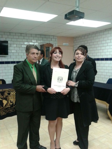 Titulación de mi primera hija