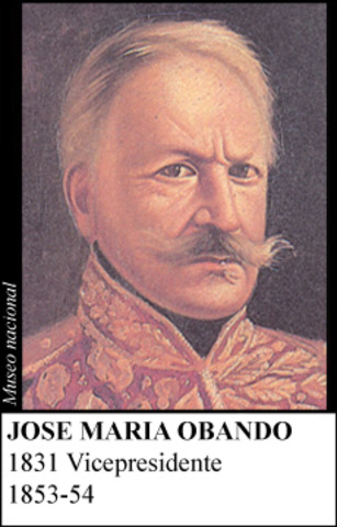 JOSE MARIA OBANDO 1853-54