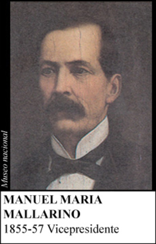 MANUEL MARIA MALLARINO 1855-57