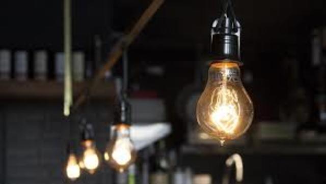 The invention of the electric light