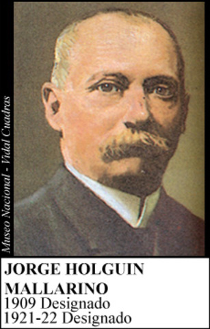 JORGE HOLGUIN MALLARINO 1921-22