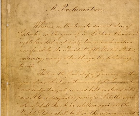 The Emancipation Proclamation