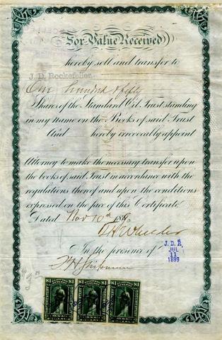 The Organization of Standard Oil Trust