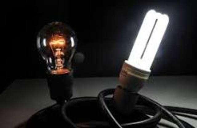 The invention of the electric light