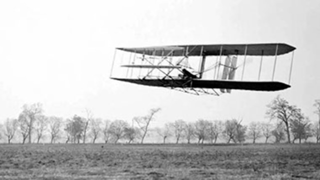 The invention of the airplane