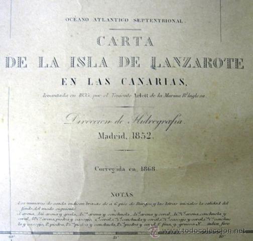 Carta de Lanzarote ( España )