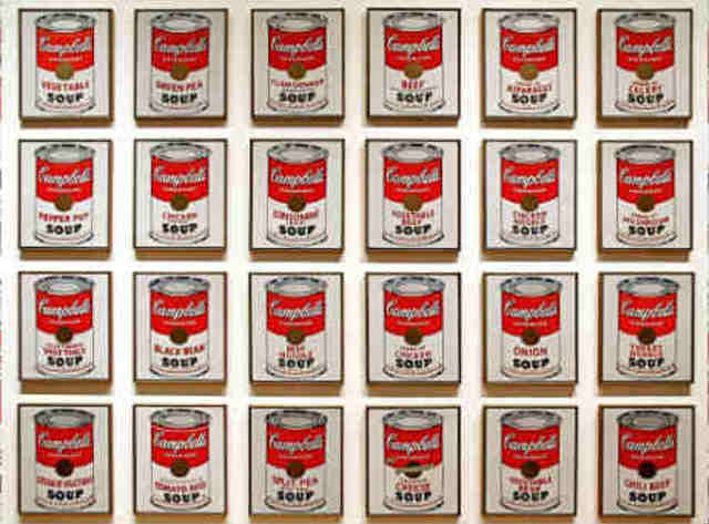 Latas de sopa Campbell