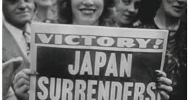 Japón se rinde a EE.UU.
