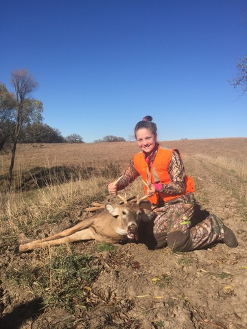 I shot my first buck.