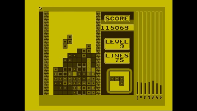 Tetris, primer juego instalado