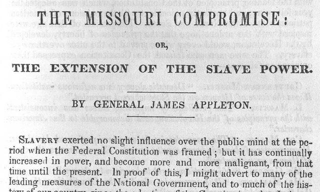 The Missouri Compromise