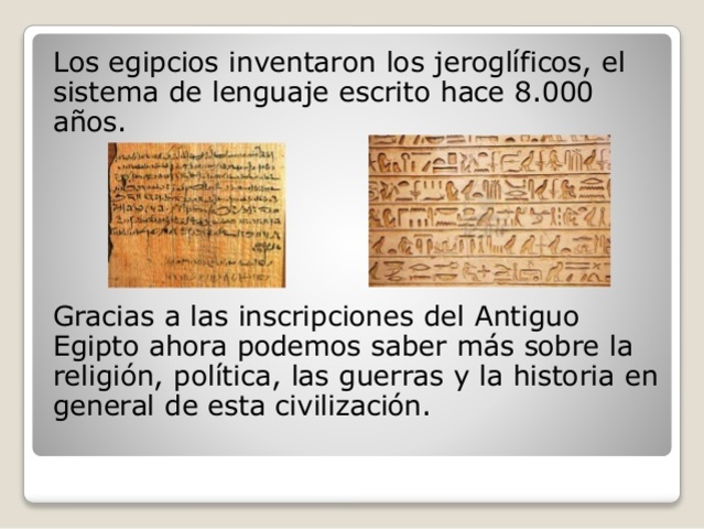 EGIPTO Y SUS APORTES A LA CIENCIA