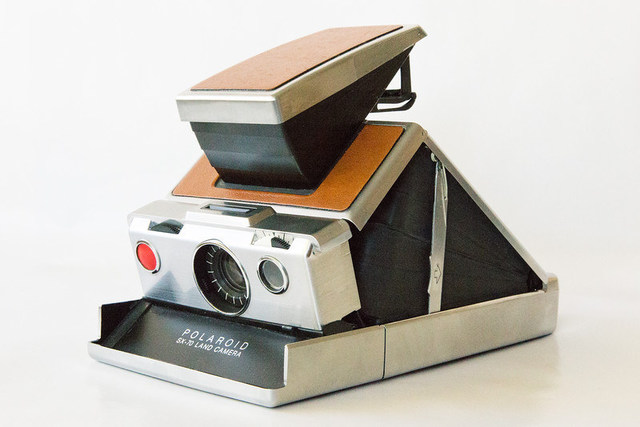 Polaroid launches SX-70 camera
