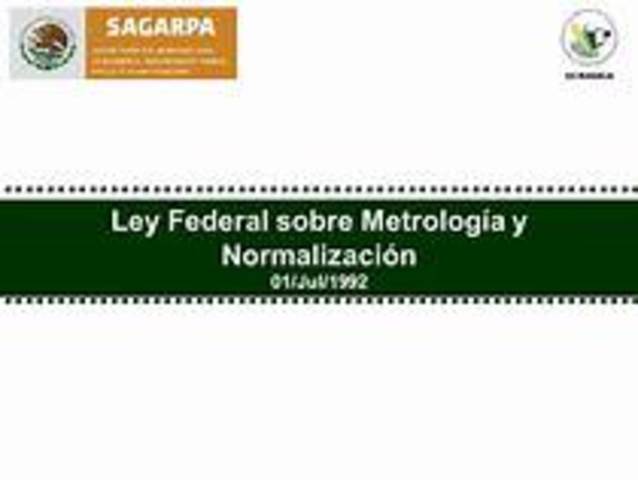 Creación de la Ley Federal sobre Metrología y Normalización