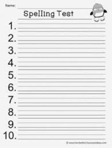 Spelling Test