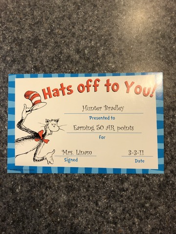 Accelerated Reader Point Club