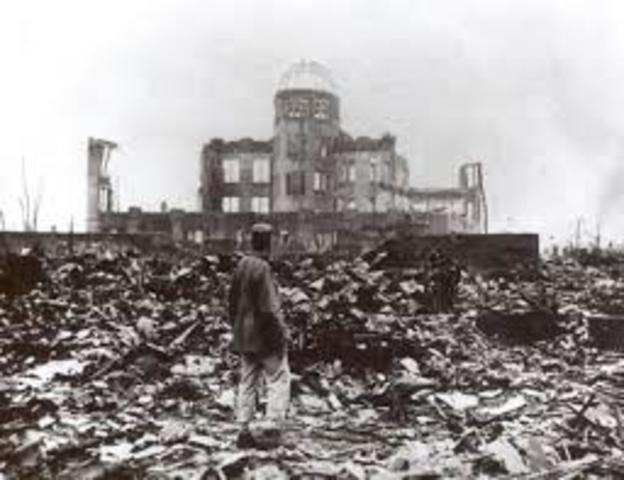 Explosión de la bomba atómica en Hiroshima