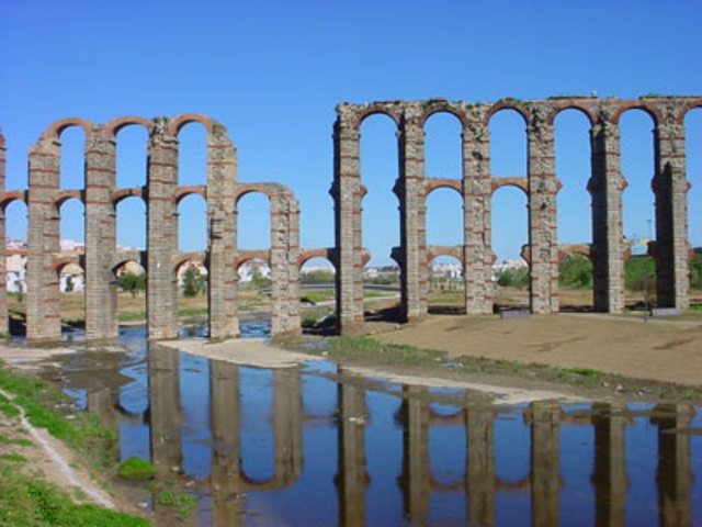 Alcantarillado y acueductos en Roma
