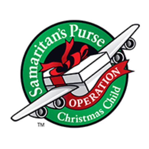 Operation Christmas child shoe boxes.