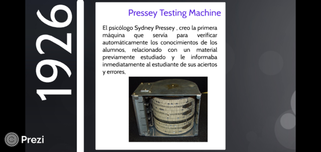 Máquina de prueba Pressey