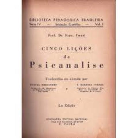 Freud - Publicação de Cinco Lições de Psicnálise