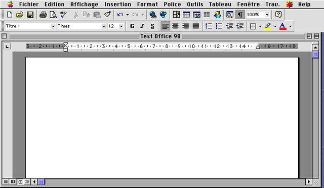 Microsoft Word 98