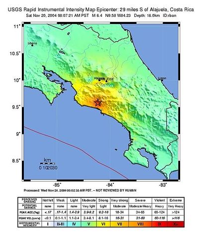 TERREMOTO DE COSTA RICA