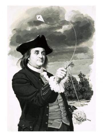 BENJAMIN FRANKLIN (Descubrimiento de la elecricidad)