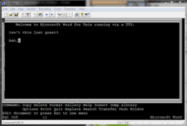 Microsoft Word para sistemas UNIX 5.1