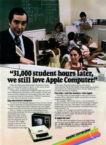 Apple 2 (un punto de inflexión dentro de la computación persona,estuvo vigente hasta casi principios de los años 9l)