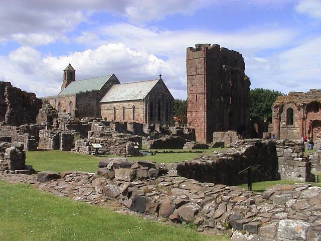 The Vikings first attacked England.