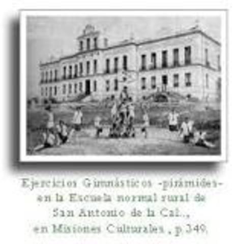 La primera escuela normal en México.