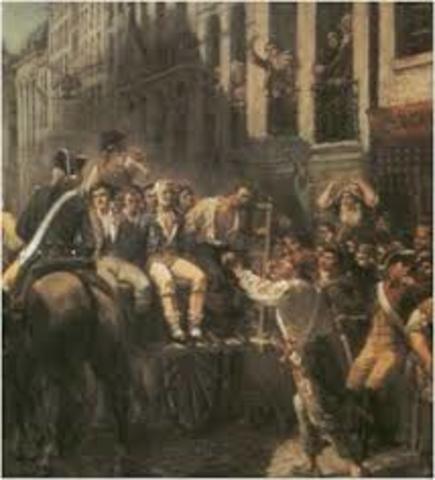 Robespierre y los montañeses.