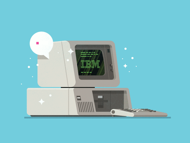 IBM saca su primera computadora personal con software de Microsoft